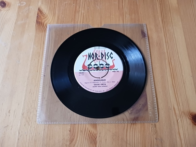 Olavi Virta – Angelique / Kuinka Saatoitkaan? 7" orig 1961