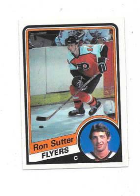 1984-85 OPC #170 Ron Sutter , Philadelphia Flyers RC