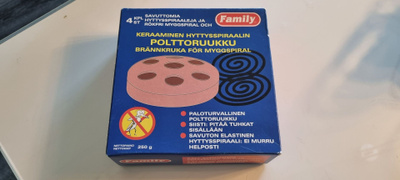 UUSI Keraaminen hyttysspiraalin polttoruukku