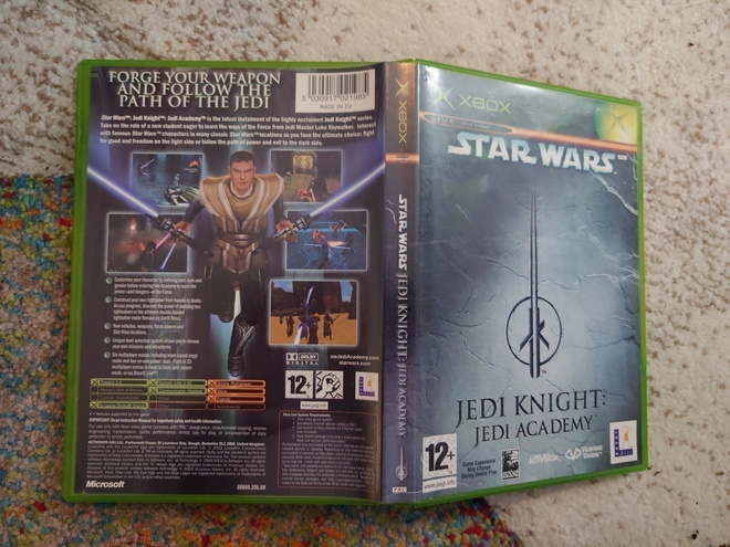 star wars jedi knight jedi academy xbox og