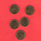 Raha, Rahat, 50 penniä, Suomi, 1990, 5 kpl. - pikkukuva 1