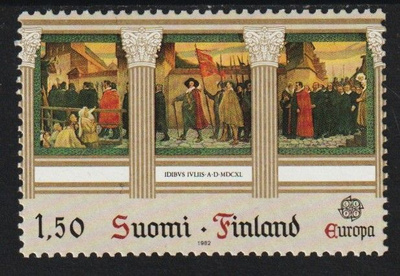 1982 1,50 Eurooppa merkki leimaamattomana**