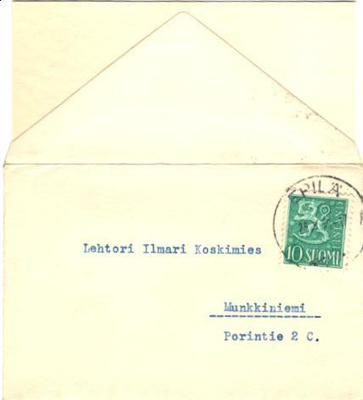 POSTILÄHETYS EPILÄ-MUNKKINIEMI