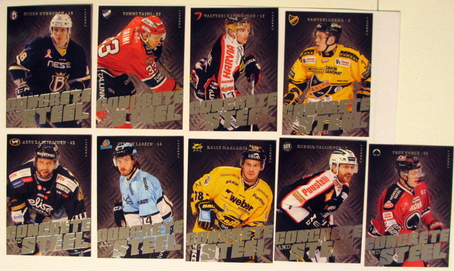 Cardset 2015-16 Concrete Steel kortteja, Katso!