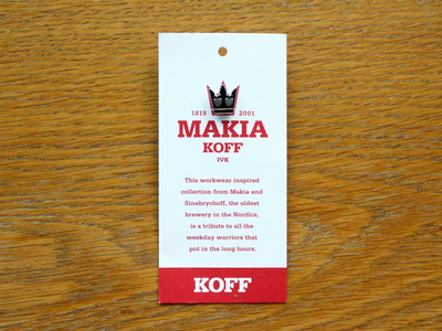 Makia Koff IVK pinssi