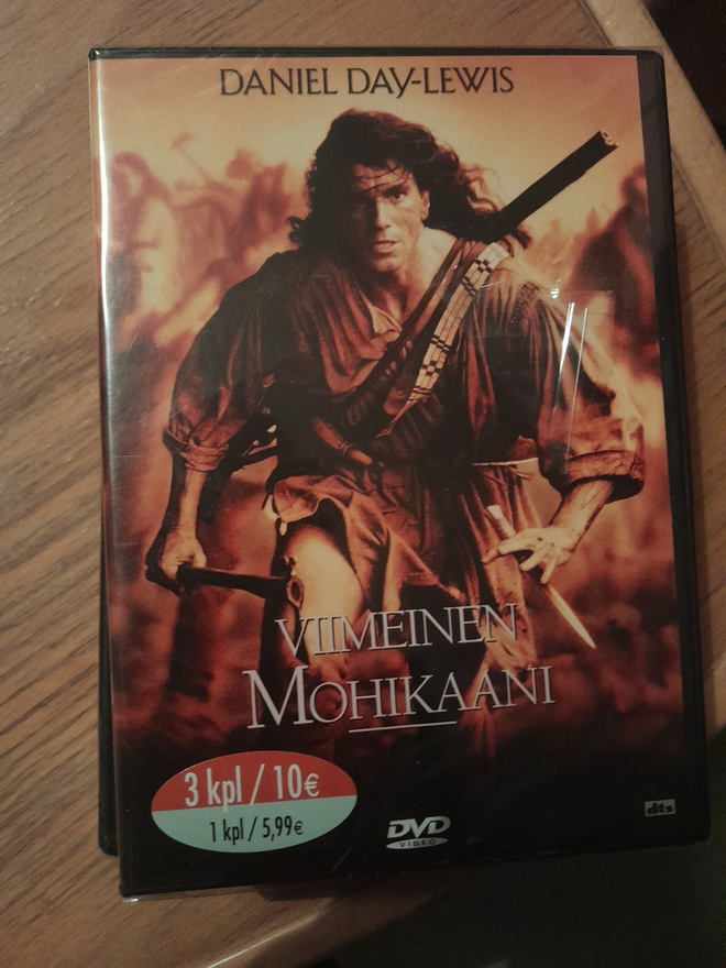 Viimeinen mohikaani dvd