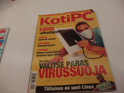 KotiPC -lehti vuodelta 2002 , mm. Excel pikaohje