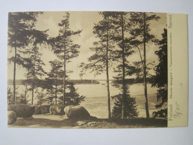 VANHA Postikortti Tammisaari HUIPPUKUNTO ennen-1905