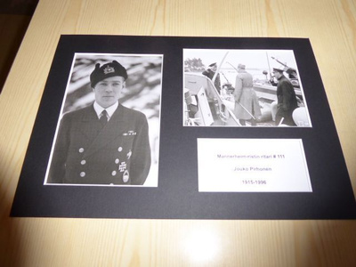 Mannerheim-ristin ritari valokuvat A4 paspis