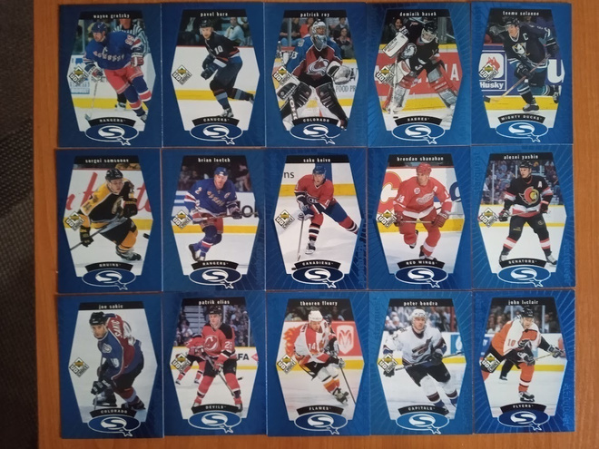 1998-99 UD Choice Starquest Blue setti 1-30