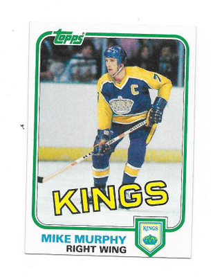 1981-82 Topps #101 Mike Murphy Los Angeles Kings