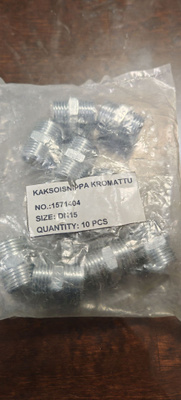 Kaksoisnippa 15mm, 10kpl
