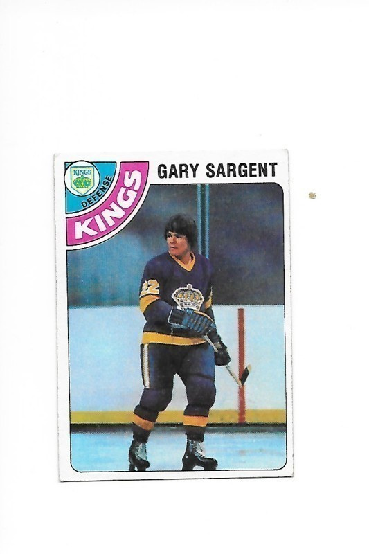 1978-79 Topps #37 Gary Sargent Los Angeles Kings