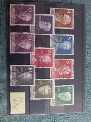 Postimerkkejä Berlin 1952 10 kpl