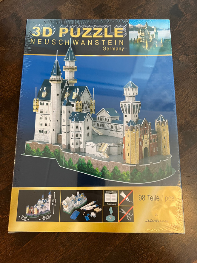 Neuschwansteinin linna 3D-palapeli