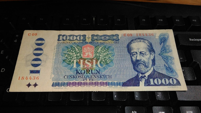 Chechoslovakia Tsekki 1000 korun 1985 P98 F
