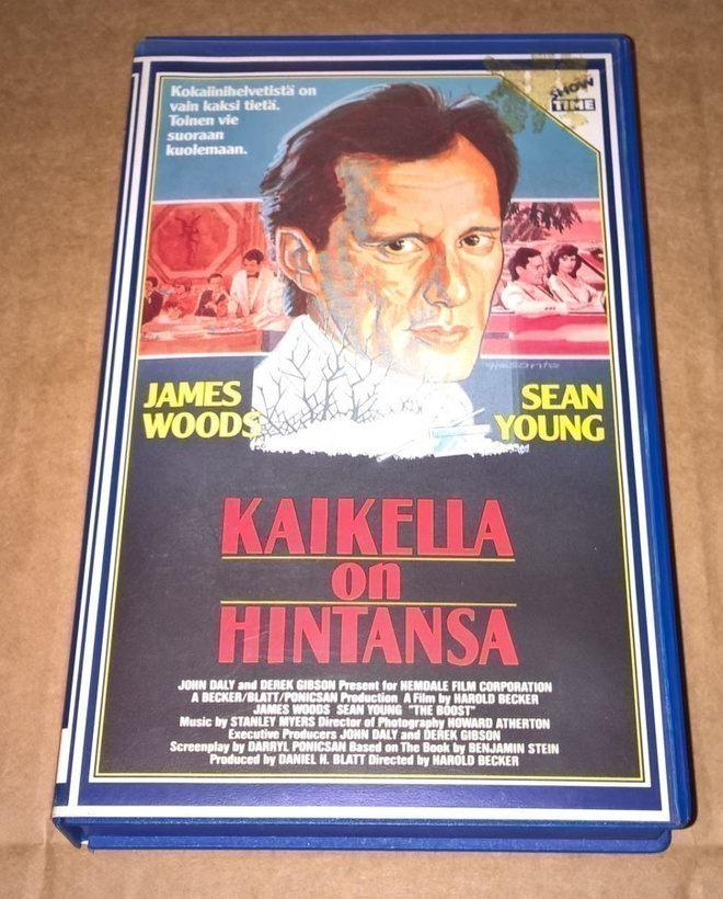 KAIKELLA ON HINTANSA  - THE BOOST 1988 VHS SHOWTIME VUOKRA..