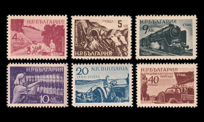 Bulgaria 690-5 * Demokraattiset nuoret työssä (1949)