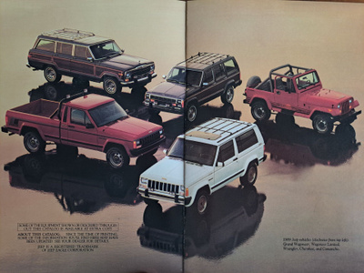 Jeep Mallisto -esite, 1989