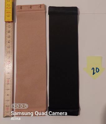 JATKOPALA RINTALIIVEIHIN  2 kpl musta + beige