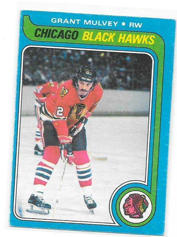 1979-80 OPC #88 Grant Mulvey Chicago Blackhawks
