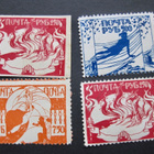 4 Merkkiä Neuvosto-Venäjä 1919 Odessa Nälkäapu - pikkukuva 1
