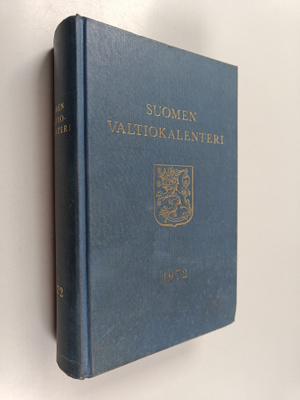 Suomen valtiokalenteri karkausvuosi 1972