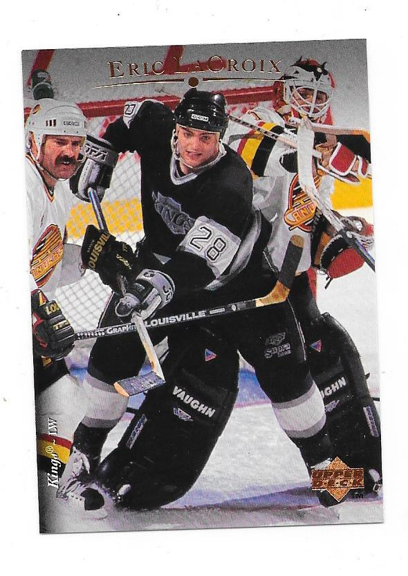1995-96 Upper Deck #122 Eric Lacroix LA Kings gooni