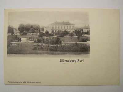 VANHA Postikortti Pori Varhainen HUIPPUKUNTO ennen-1905