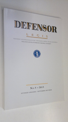 Defensor legis n:o 5/2013