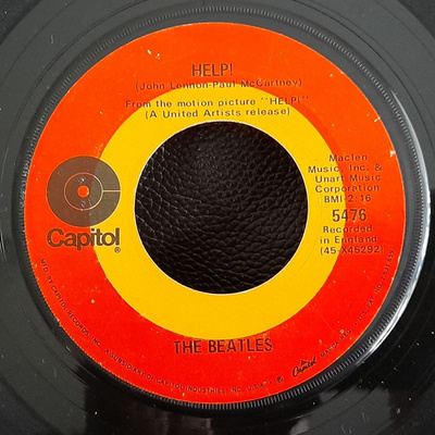 Beatles - Help! / I'm down 7"