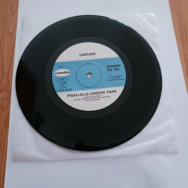 Cascade – Pigallelle Jonoon Vaan 7" orig 1975 Soul Disco mm