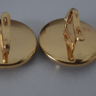 Vintage Round Damascene Cufflinks / pyöreät Kalvosinnapit - pikkukuva 2