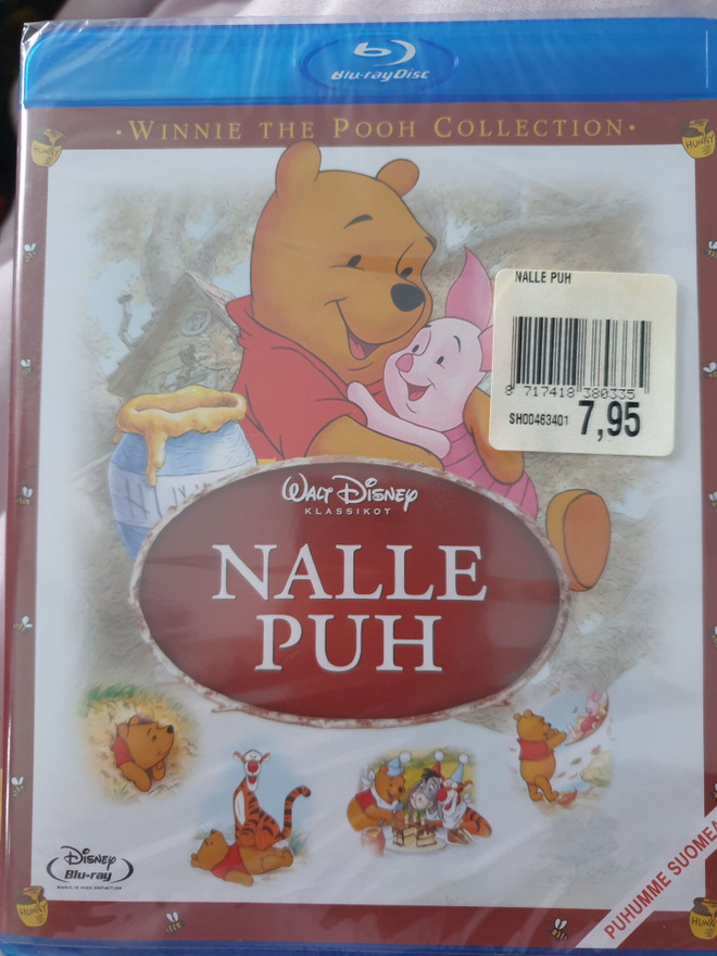 Nalle Puh BLU-RAY UUSI
