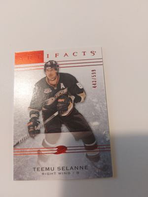 2014-15 Artifacts Ruby #76 Teemu Selänne /599
