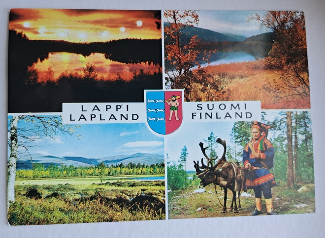 Lappi, 4 kuvaa, kulkenut 1960-luvulla