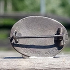 WSOY Hopeinen merkki. Halkaisija - 20 mm. Leimalla V -5!!!!! - pikkukuva 4