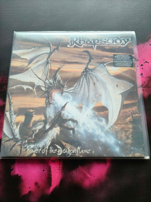 RHAPSODY power of the dragon flames 2LP Kuvavinyylit