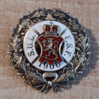 Suomen Uimaliitto 1906 Neulamerkki Hopea 813 Hieno kunto - pikkukuva 1