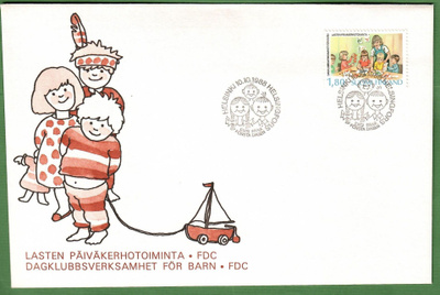 FDC- 1988 Lasten päväkerhotoiminta (118)