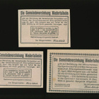 Itävalta Notgeld 10, 20, 50 Heller, Niedertalheim 1920 - pikkukuva 2