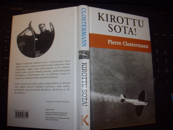Pierre Clostermann: Kirottu sota ( 1 p. 2000 ) Sis.postikulu