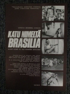 Katu nimeltä Brasilia (1989) - vanha elokuvajuliste