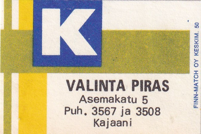 Kajaani. Valinta Piras   6/4