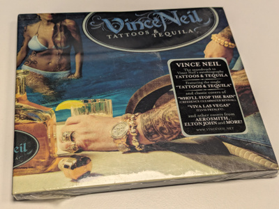 Vince Neil - Tattoos & Tequila (CD+1) UUSI!! Mötley Crue