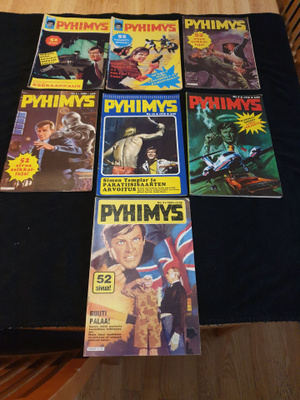 Pyhimys-sarjikset vuosilta 1972-1982 (7 kpl)