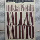 Hilkka Pietilä - Vallan vaihto: naisen ajatuksia... (nid.) - pikkukuva 1