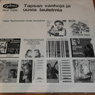 Tapio Rautavaara:Tapsan vanhoja ja uusia laulelmia LP - pikkukuva 2
