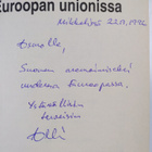 Olli Rehn : Pieni valtio Euroopan unionissa (signeerattu,... - pikkukuva 3