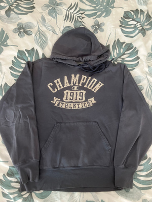 Champoin Dark Grey Hoodie/tummanharmaa huppari, M